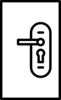 Locksmith Line Icon vector