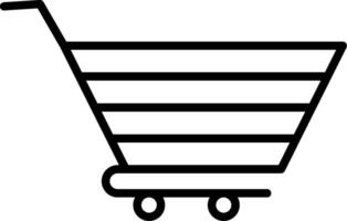 Trolley Line Icon vector