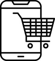 Commerce Line Icon vector