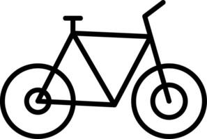Bicycle Line Icon vector