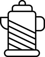 Kettle Line Icon vector