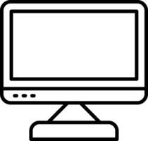 Computer Line Icon vector