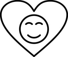 Favourite Line Icon vector