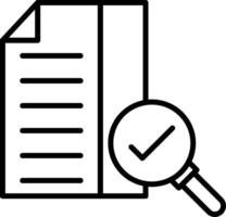 Compliance Line Icon vector