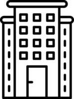 Skyscraper Line Icon vector