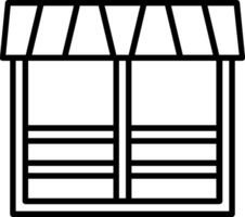 Stable Line Icon vector