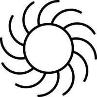 Nebula Line Icon vector
