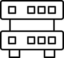 Data Quality Line Icon vector