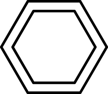 Hexagon Line Icon