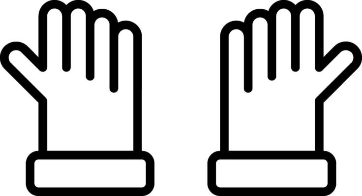 Gloves Line Icon