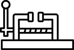 Vice Line Icon vector