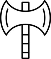 Axe Line Icon vector