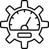 Performance Line Icon vector