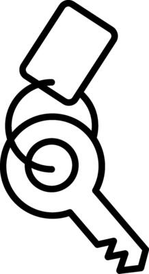 Keychain Line Icon