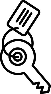 Keychain Line Icon