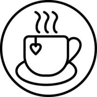 Mug Line Icon vector