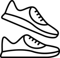 Jogger Line Icon vector