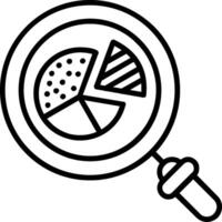 Graph Line Icon vector