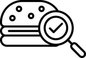 Fast Food Line Icon vector