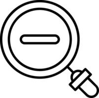 Search Line Icon vector