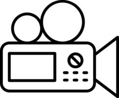 Camera Line Icon vector