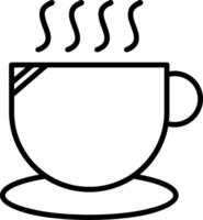 Cup Line Icon vector