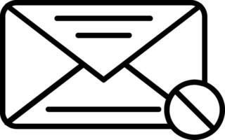 Spam Line Icon vector