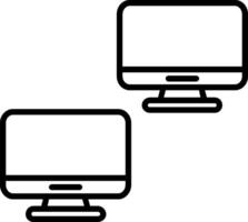 Computers Line Icon vector