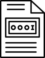 Control Line Icon vector