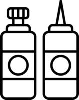 Sauces Line Icon vector