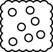 Cracker Line Icon vector