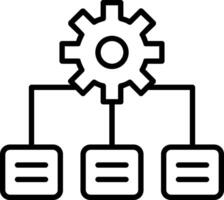 Tasks Line Icon vector