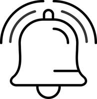 Bell Line Icon vector