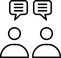 Communication Line Icon vector