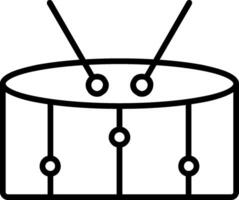 Snare Line Icon vector