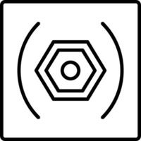 Bracket Line Icon vector