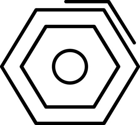 Nut Line Icon