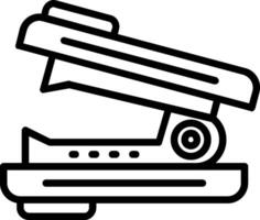 Stapler Remover Line Icon vector