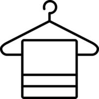 Hanger Line Icon vector