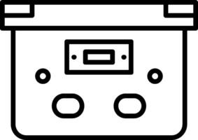 Box Line Icon vector