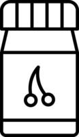 Jam Line Icon vector