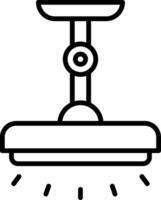 Lamp Line Icon vector