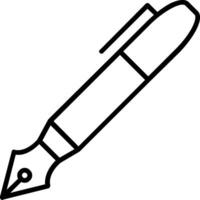 Pen Line Icon vector