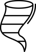 Twister Line Icon vector