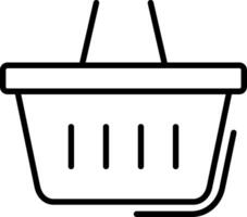 Shopping Line Icon vector