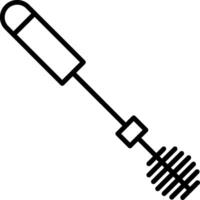 Toilet Brush Line Icon vector