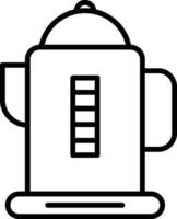 Electric Kettles Line Icon vector