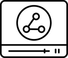 Browser Line Icon vector