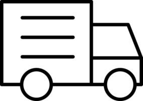 Truck Line Icon vector