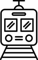 Train Line Icon vector